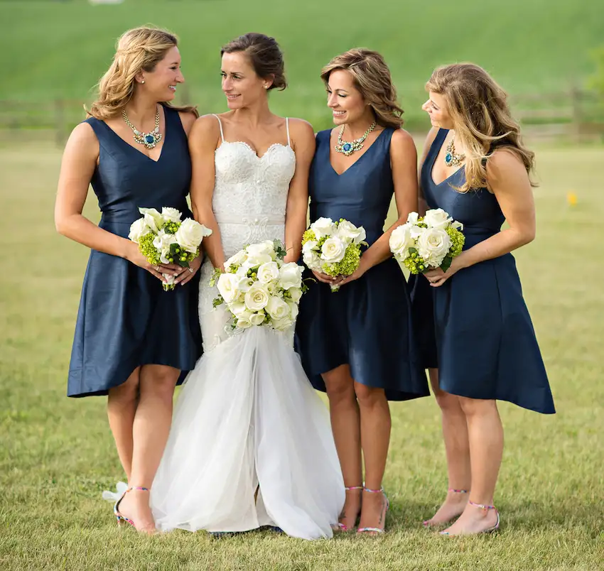 Navy blue short bridesmaid dresses new arrivals